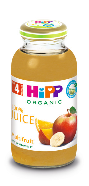 HIPP BIO Сок от Плодове мултивитамин 4+ месеца, 200 мл