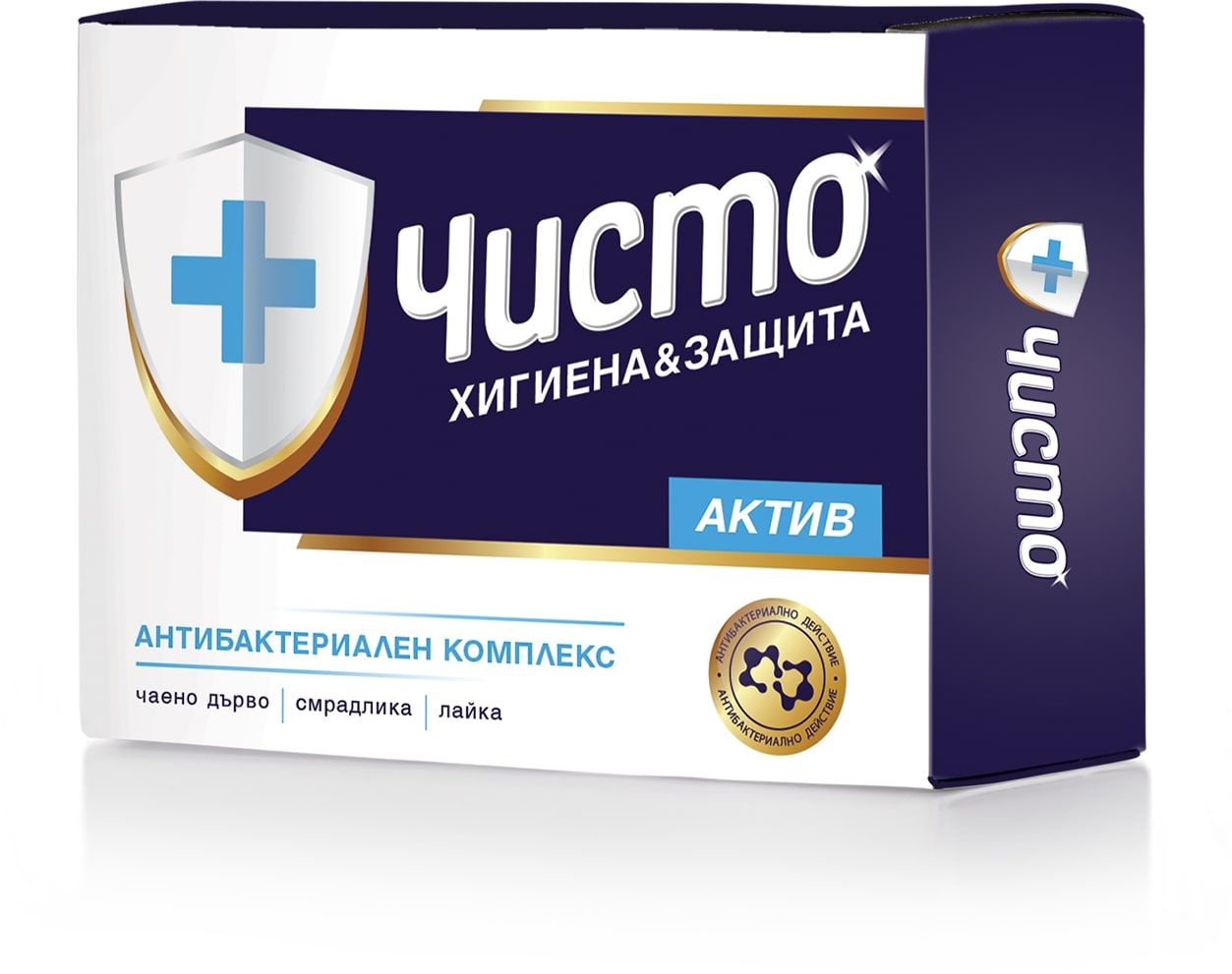 ЧИСТО Сапун актив, 90гр.