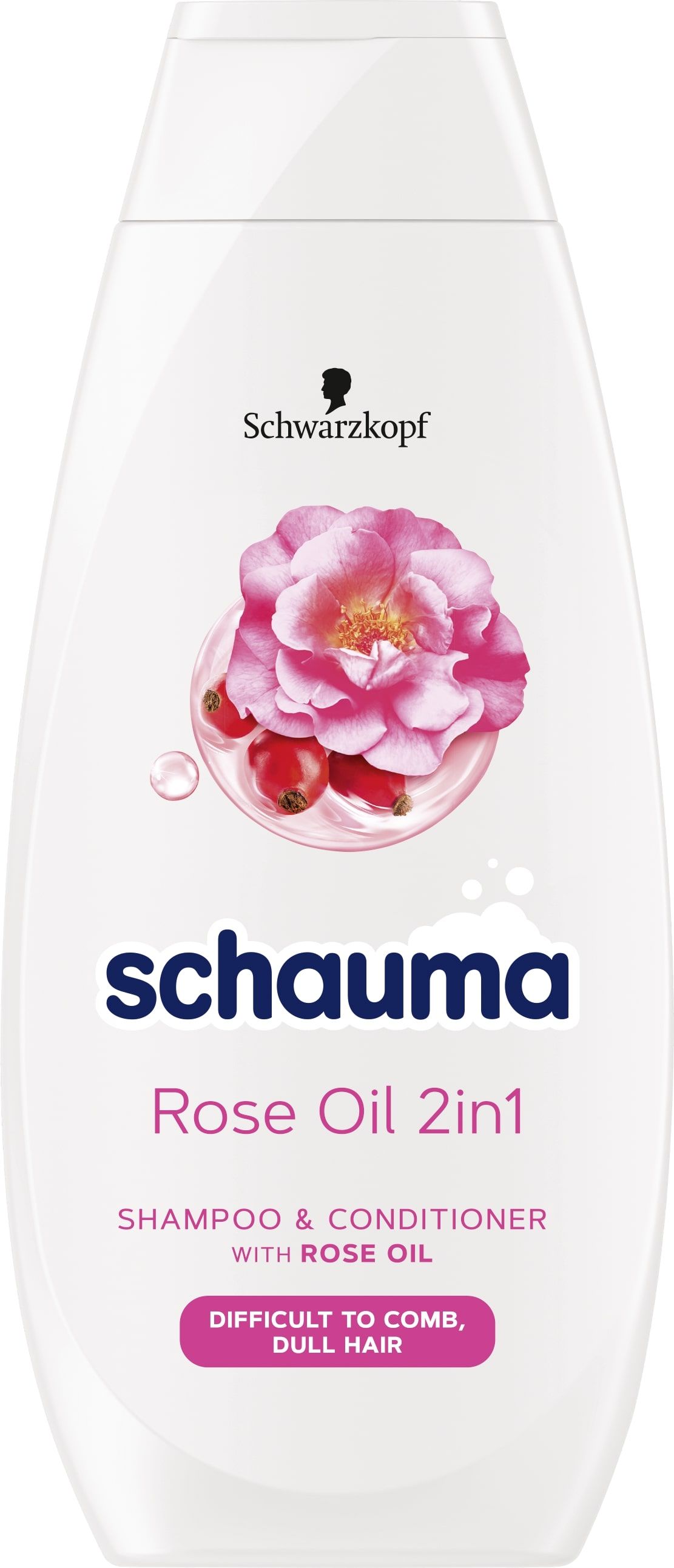 SCHAUMA ROSE OIL 2in1 Шампоан и балсам, 400мл
