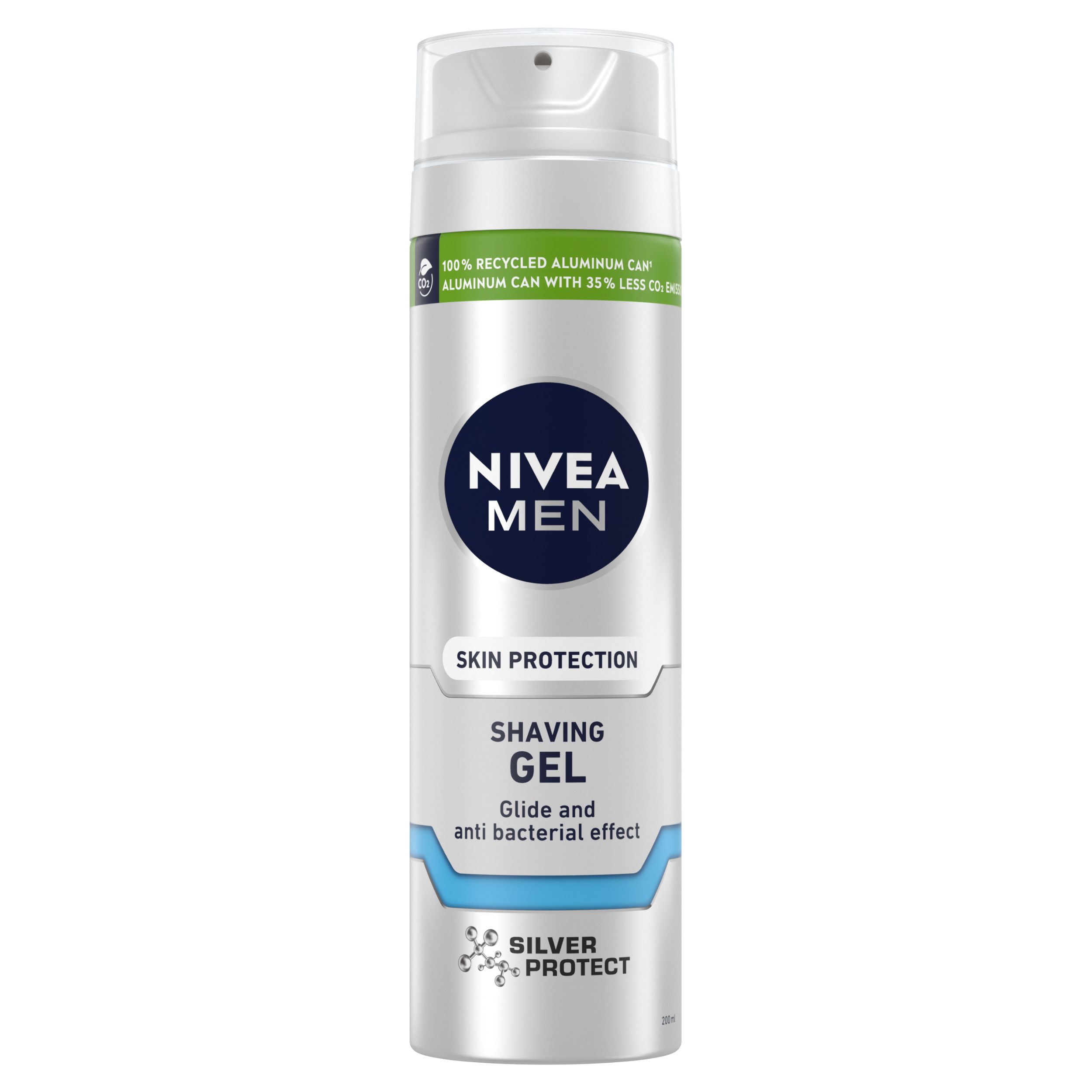NIVEA MEN SILVER PROTECT Гел за бръснене, 200 мл