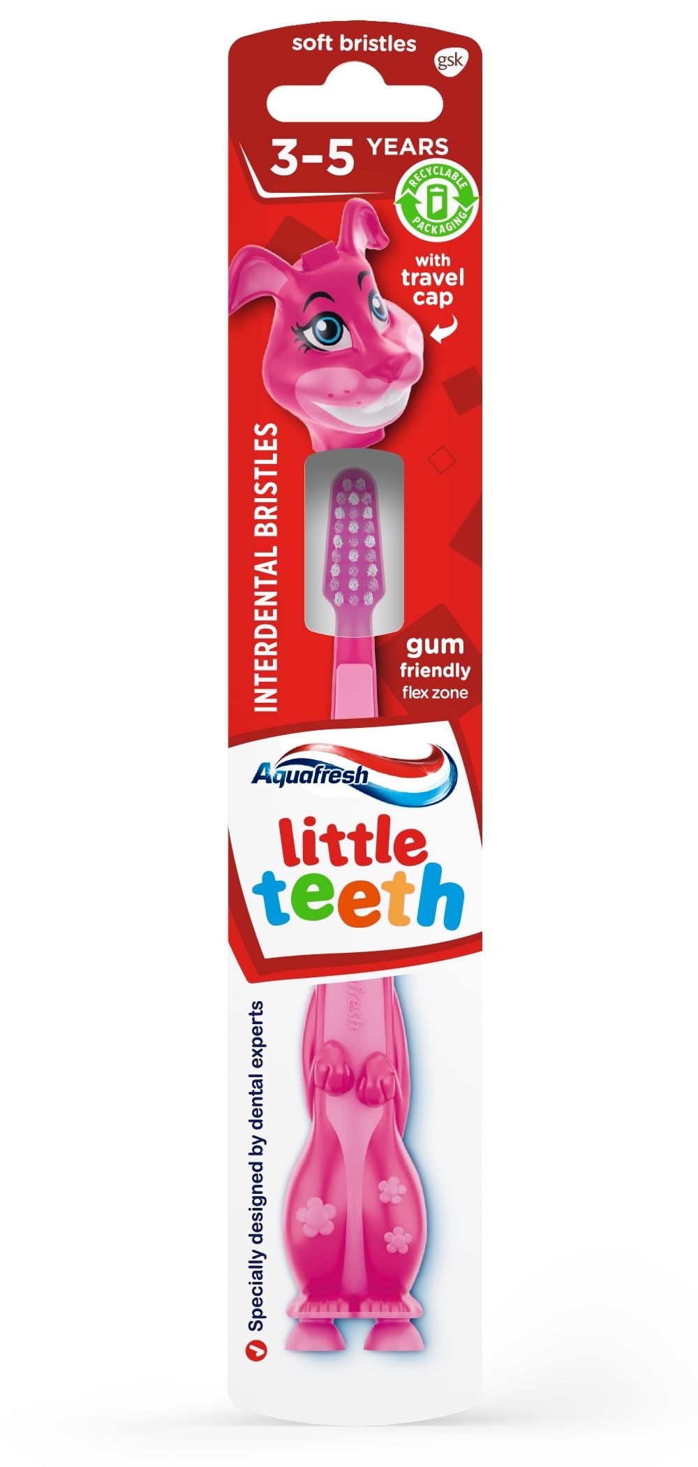 littlelizu AQUAFRESH LITTLE TEEN Детска четка за зъби, 3-6г. ✔️ ТОП Цена