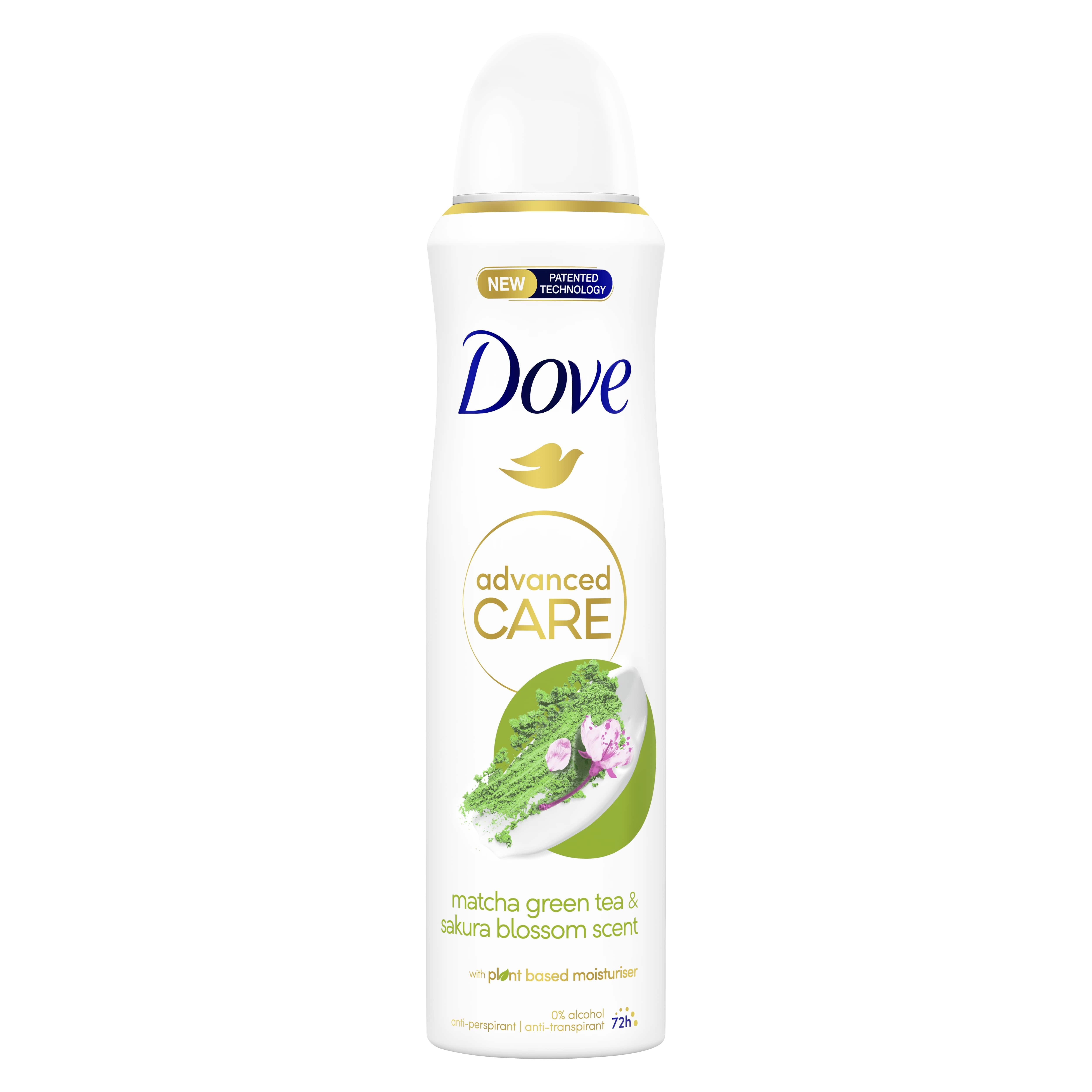 DOVE ADVANCE Дамски део спрей Matcha and Sakura, 150 мл