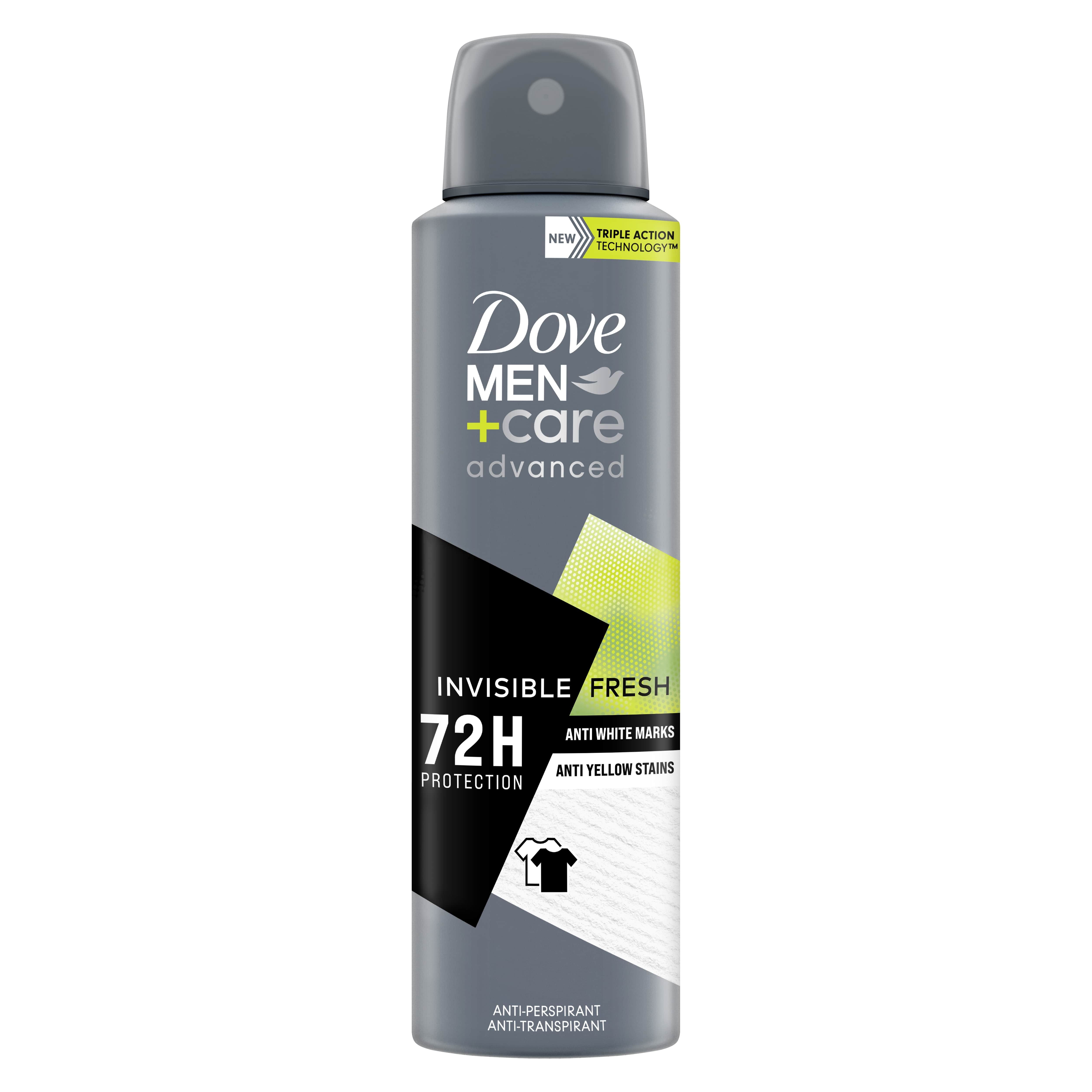 DOVE ADVANCE INVISIBLE FRESH Мъжки део спрей, 150 мл
