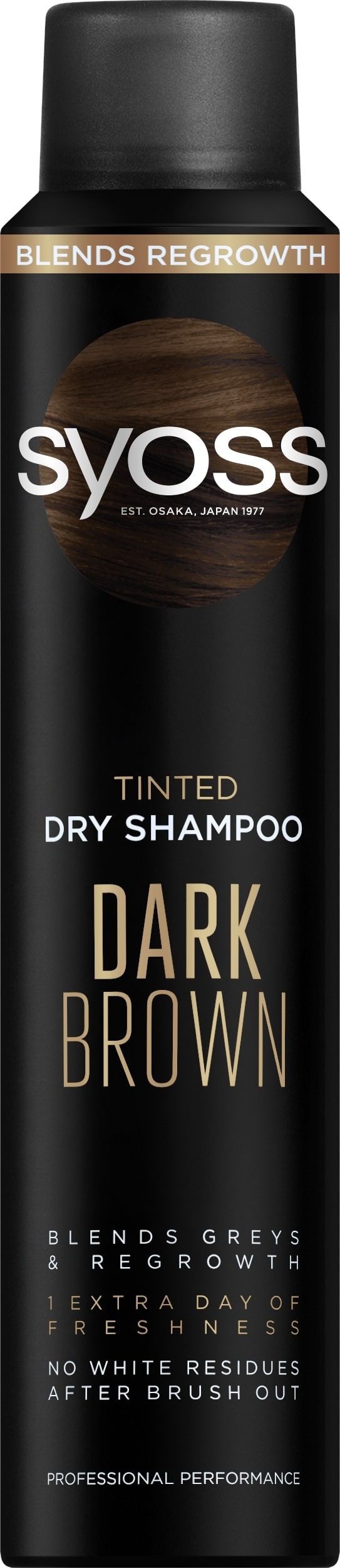 SYOSS DARK BROWN Сух шампоан за коса, 200 мл