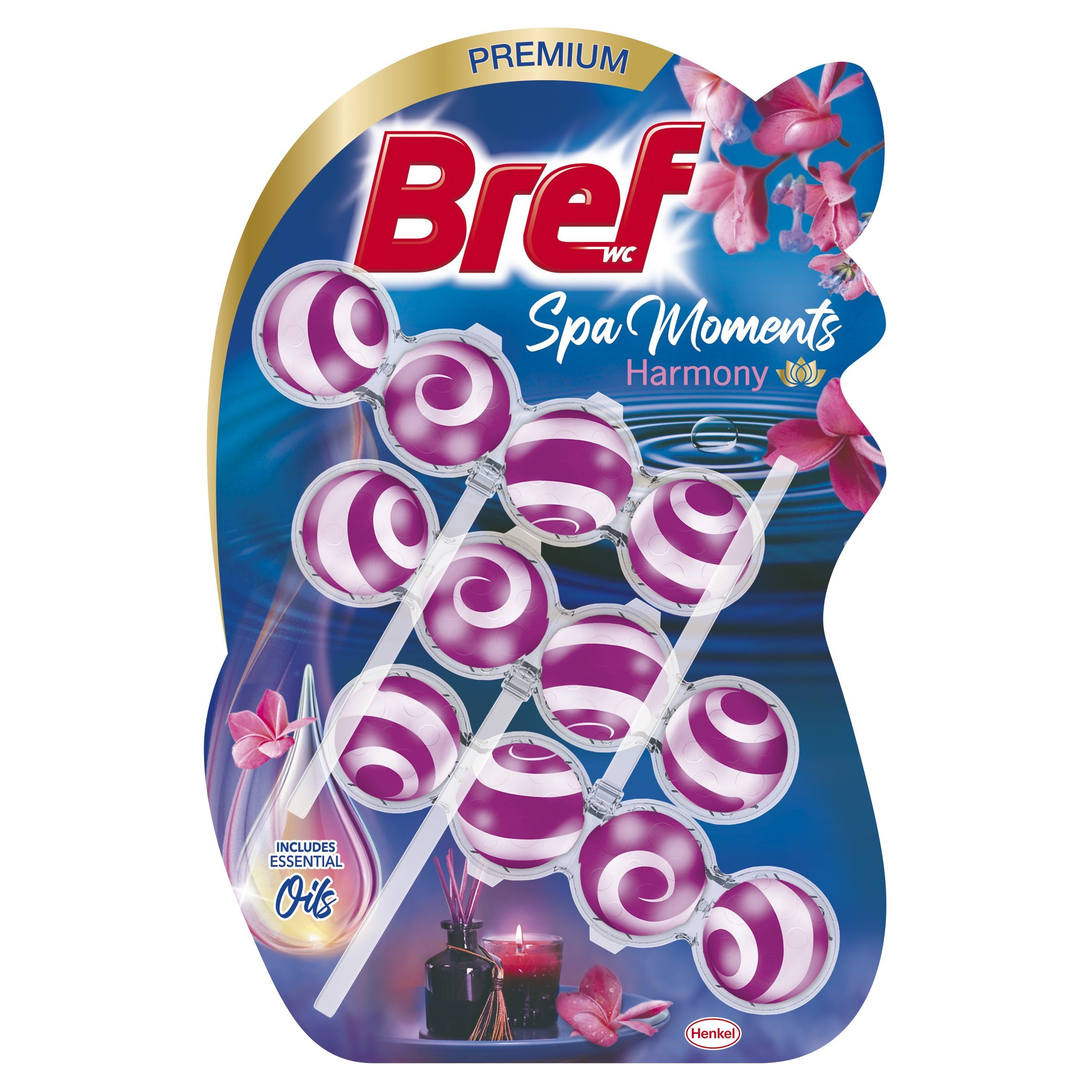 BREF SPA MOMENTS HARMONY Ароматизатор за тоалетна, 3x50гр.