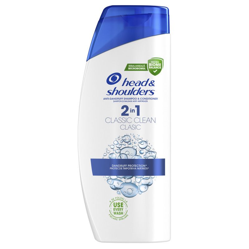 HEAD&SHOULDERS CLASSIC CLEAN Шампоан за коса с балсам 2 в 1, 625мл