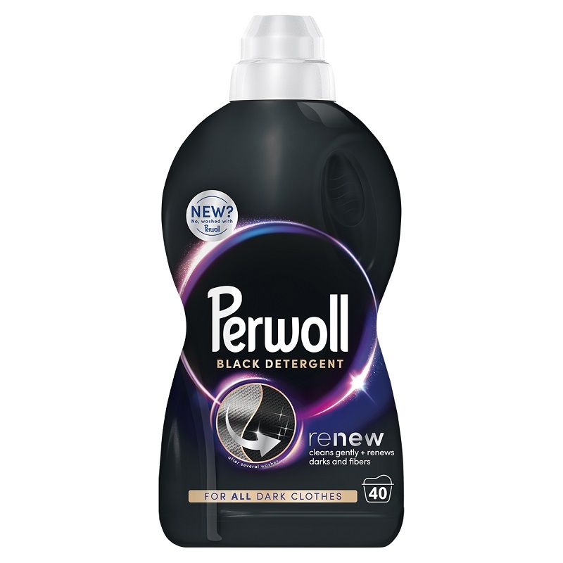 PERWOLL RENEW BLACK Течен перилен препарат за черни тъкани, 40 пранета