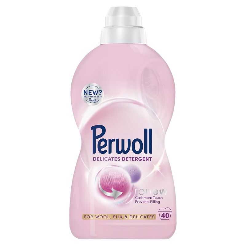 PERWOLL RENEW WOOL Течен перилен препарат за вълна и деликатни тъкани, 40 пранета
