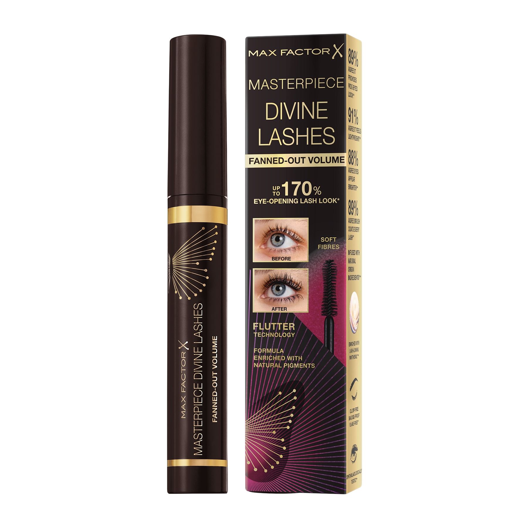 MAX FACTOR Mascara Divine Lashes Спирала за очи, №02 Black-Brown
