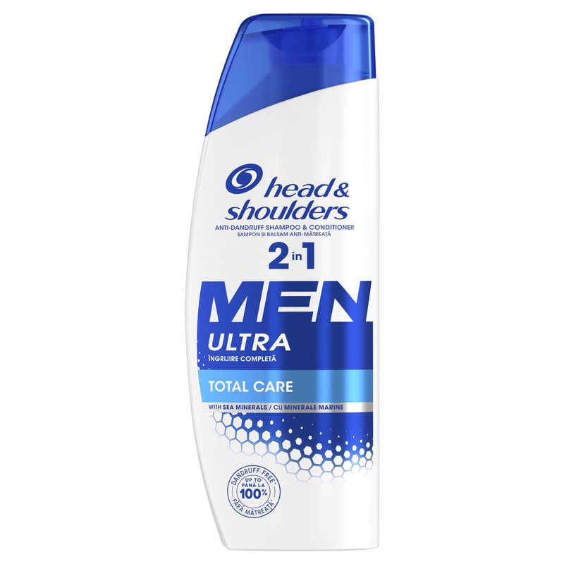 HEAD&SHOULDERS Total Care 2в1 Мъжки шампоан, 330 мл.