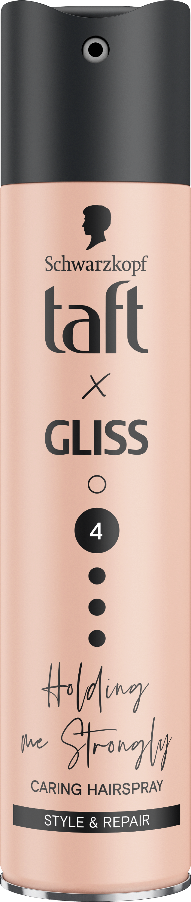 TAFTxGLISS HoldMeStrong 4 Подхранващ лак за коса, 250 мл.