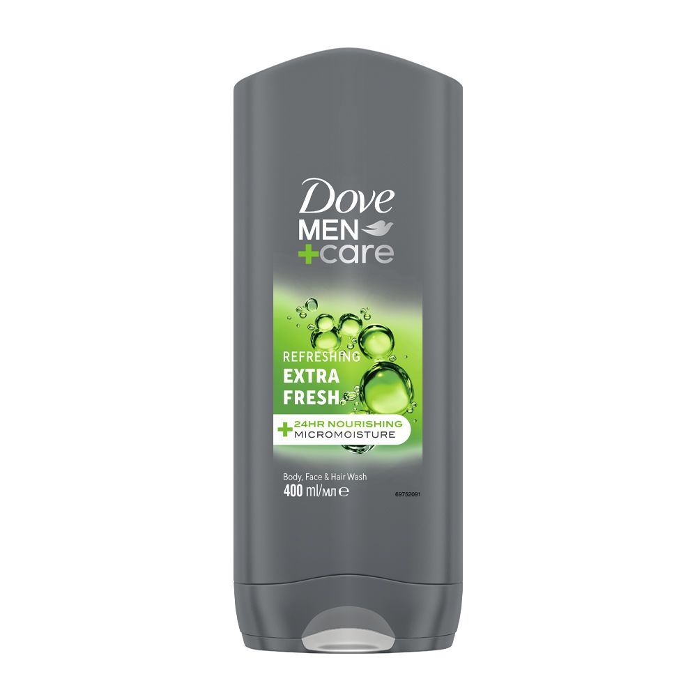 DOVE Extra Fresh Мъжки душ гел, 400 мл.