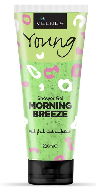 VELNEA YOUNG MORNING BREEZE Душ гел, 200мл.