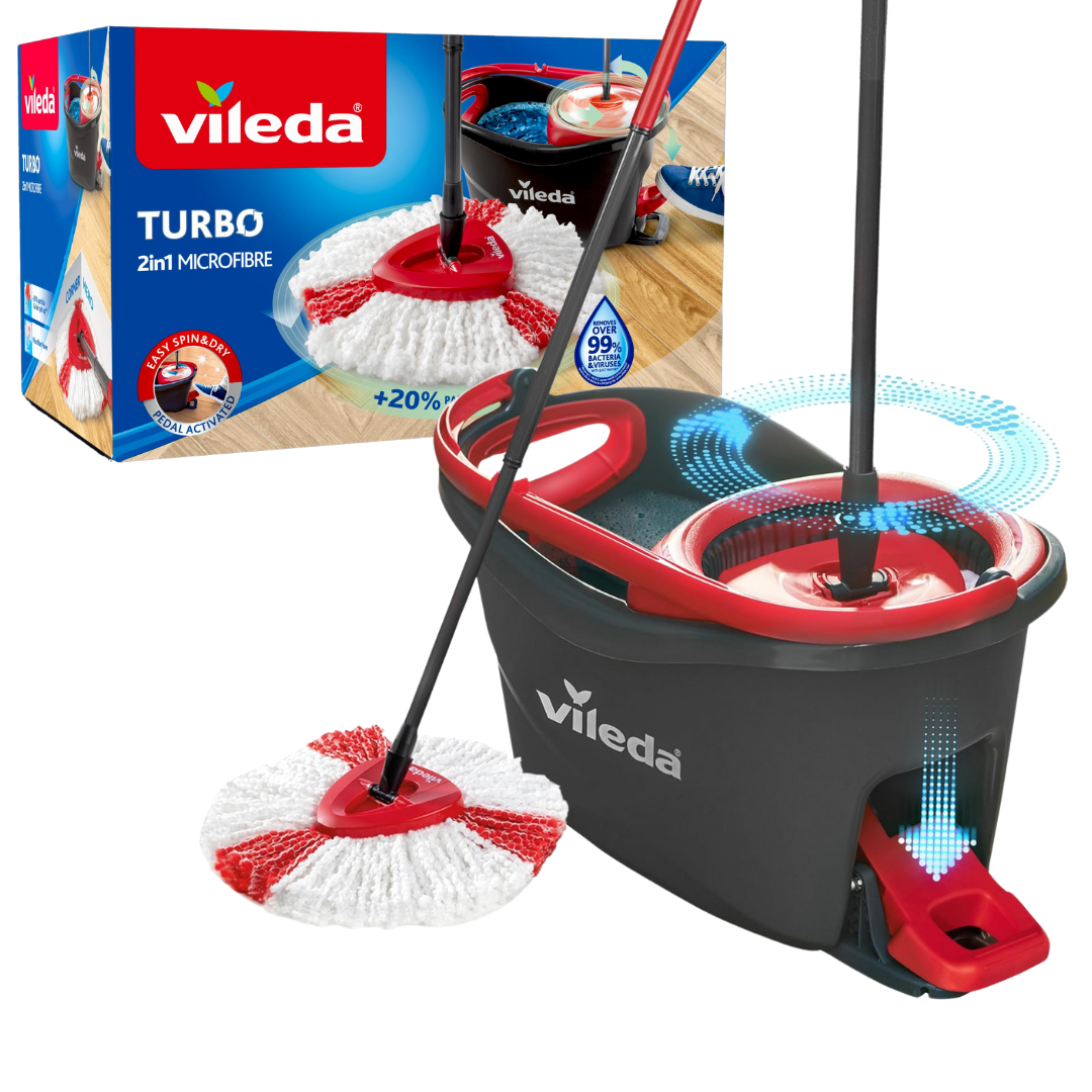 VILEDA TURBO BOX 2 В 1 Комплект за почистване на под