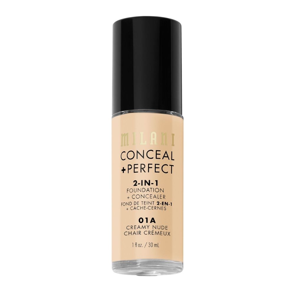 MILANI CONCEAL+PERFECT Фон дьо тен, 01A CREAMY NUDE
