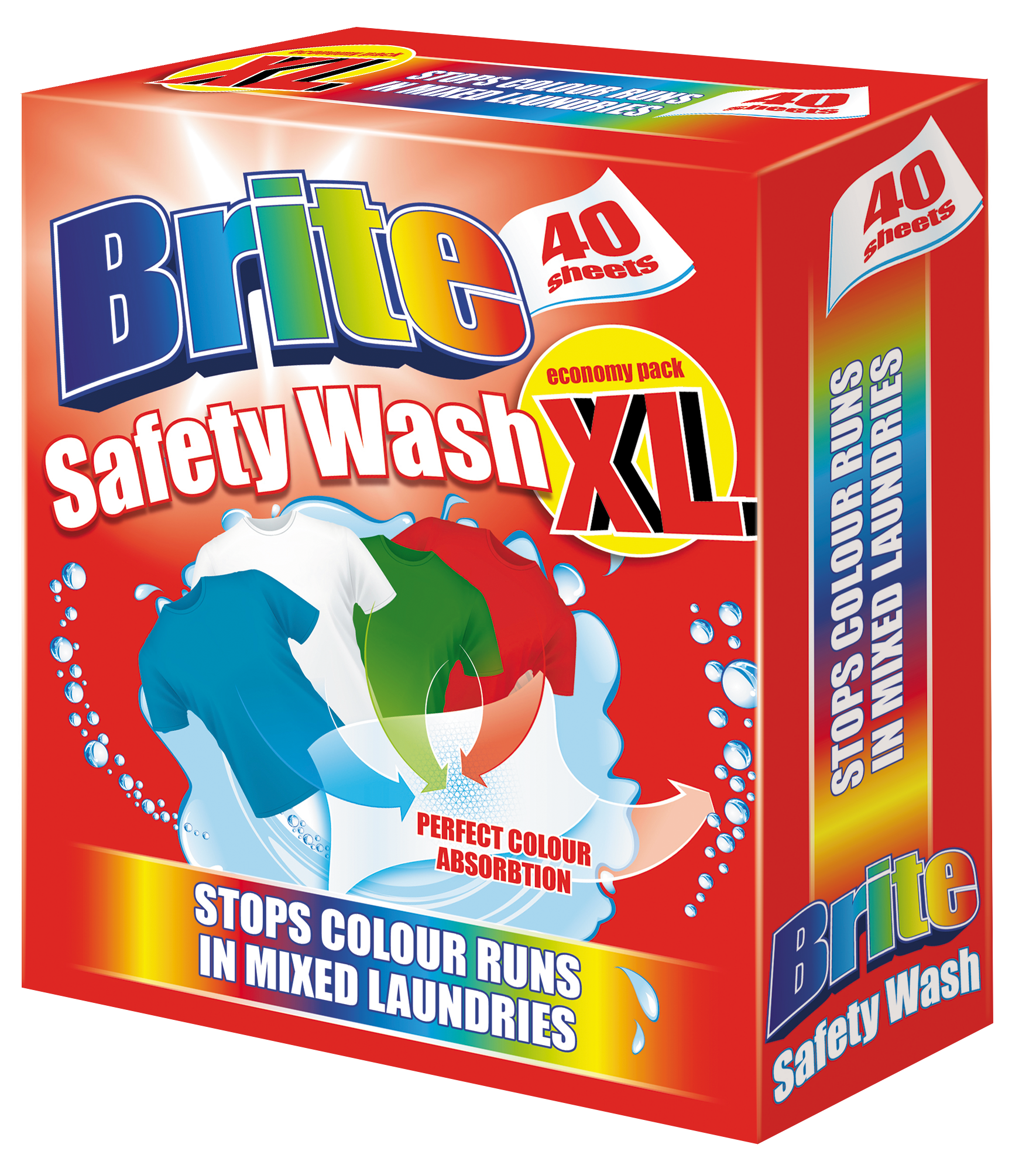BRITE Цветоулавящи кърпички, 40 бр.