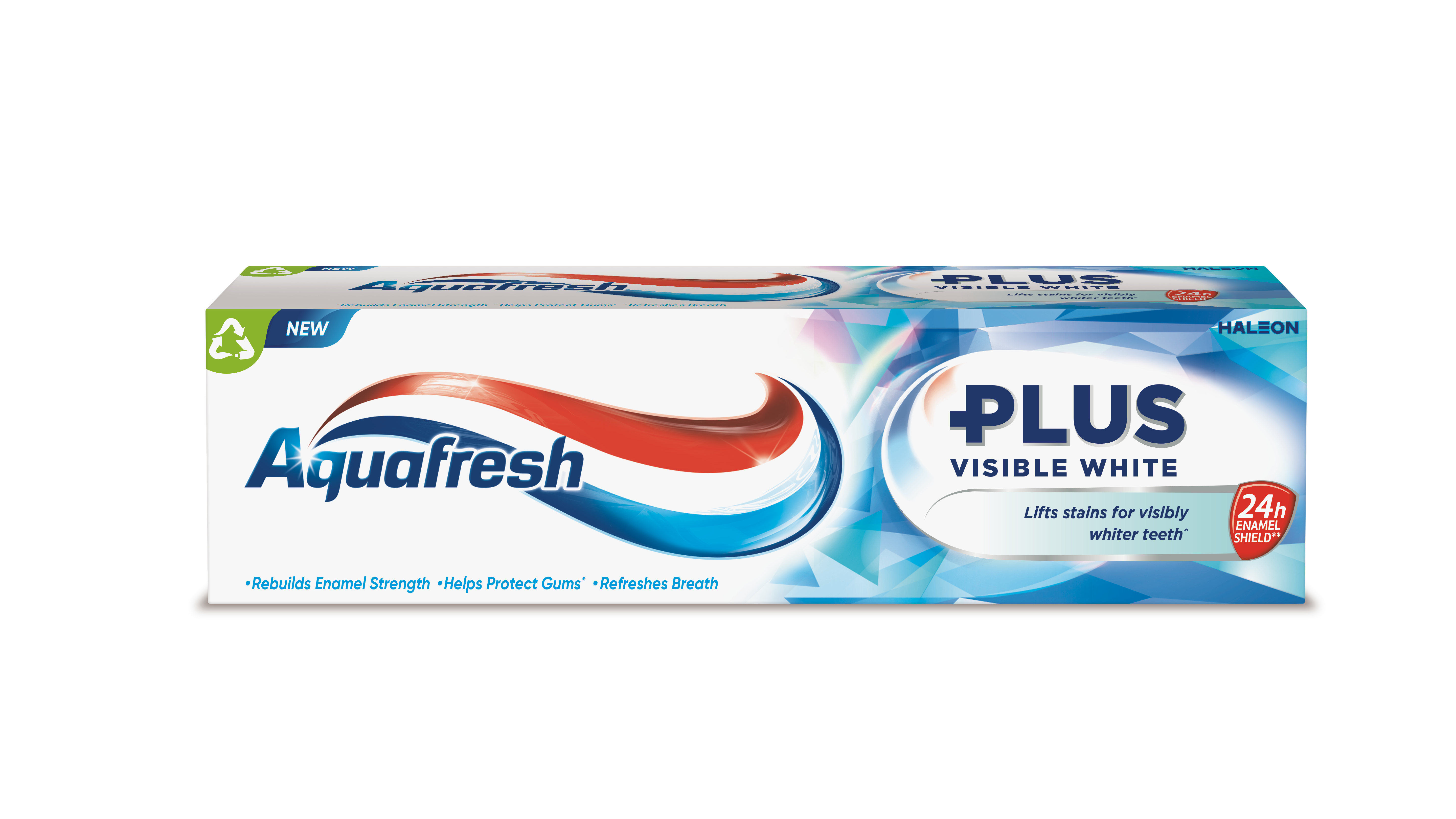 AQUAFRESH PLUS VISIBLE WHITE Паста за зъби, 75 мл