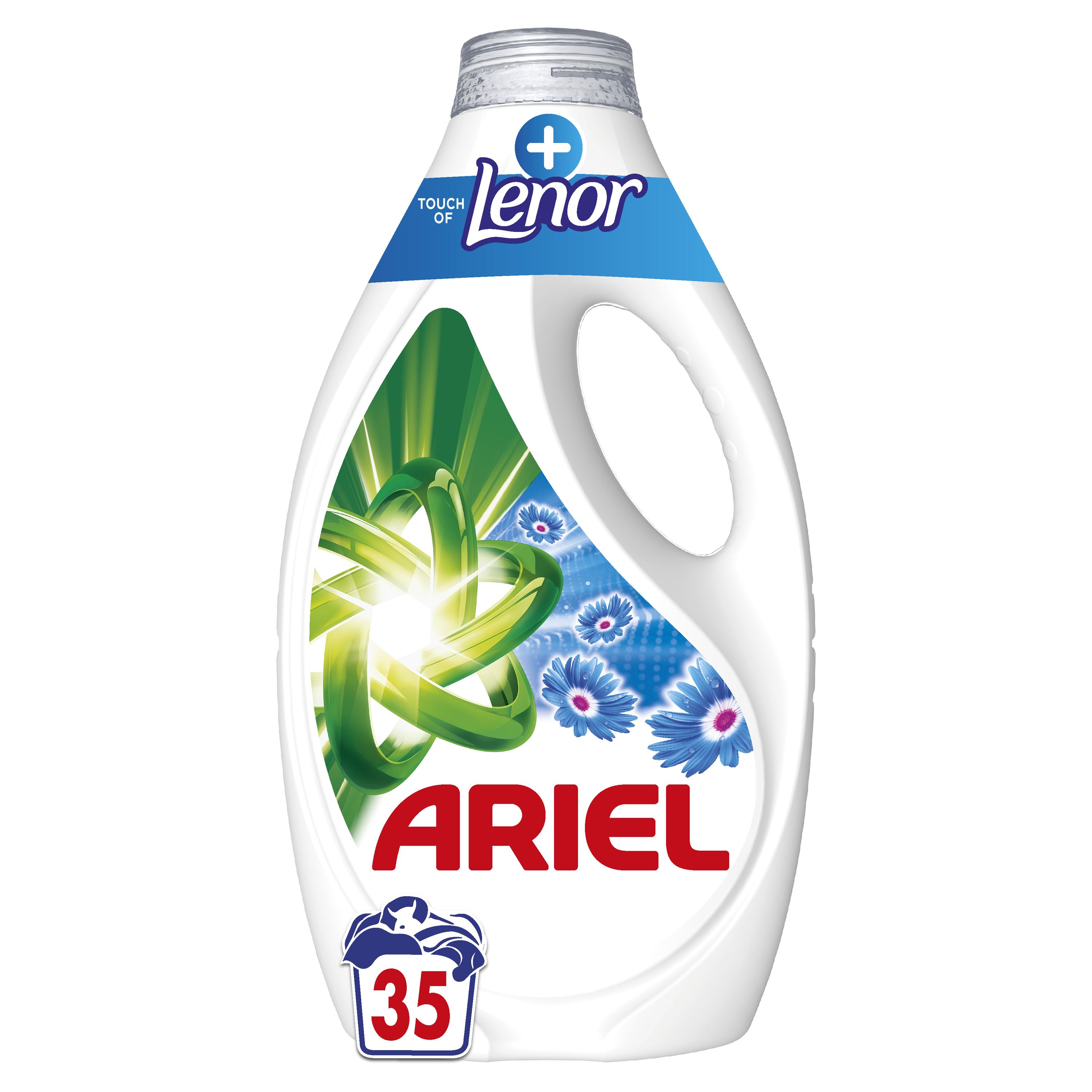 ARIEL Touch Of Lenor Color Течен перилен препарат, 35 пранета