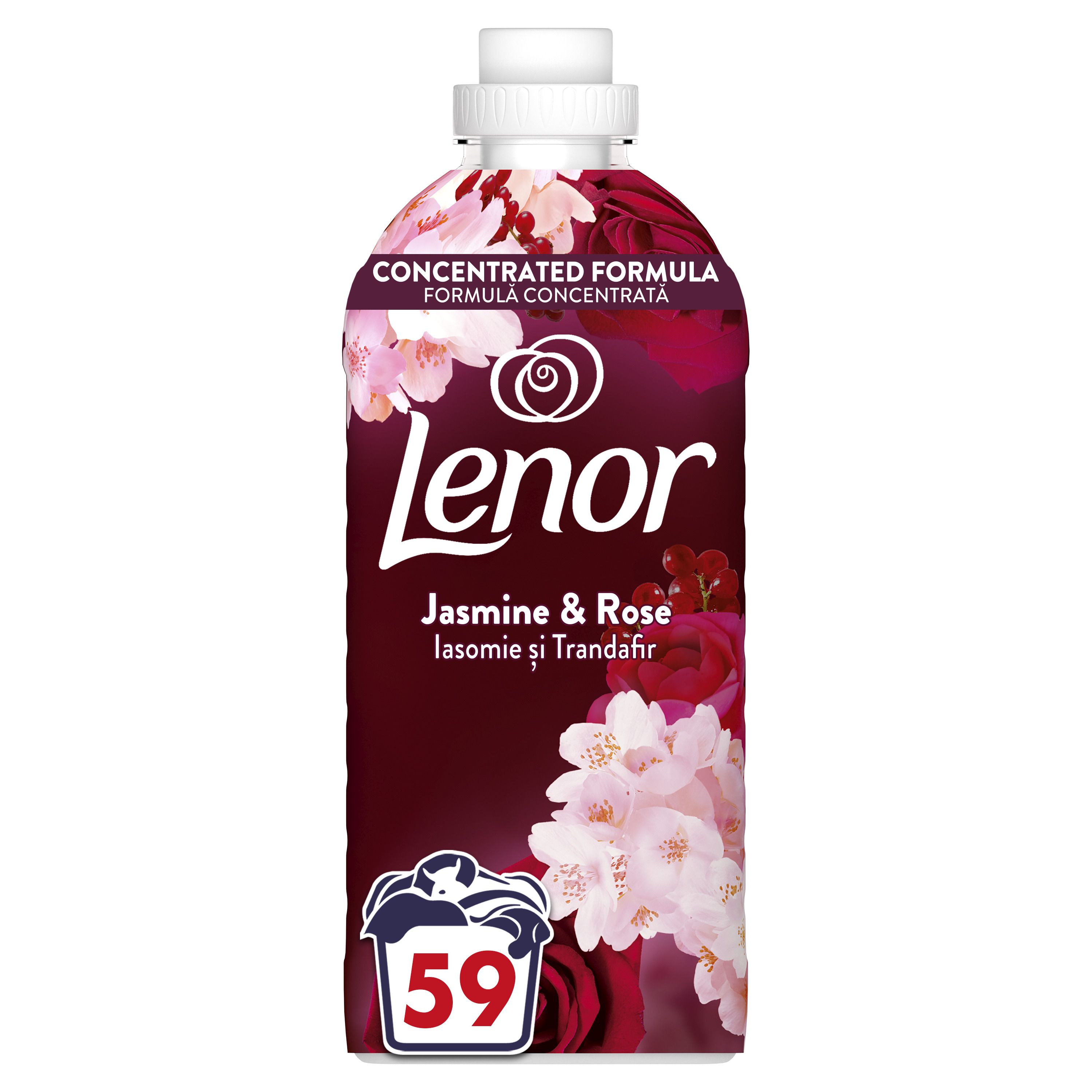 LENOR Jasmin & Rose Омекотител за пране, 1239 мл./ 59 пранета