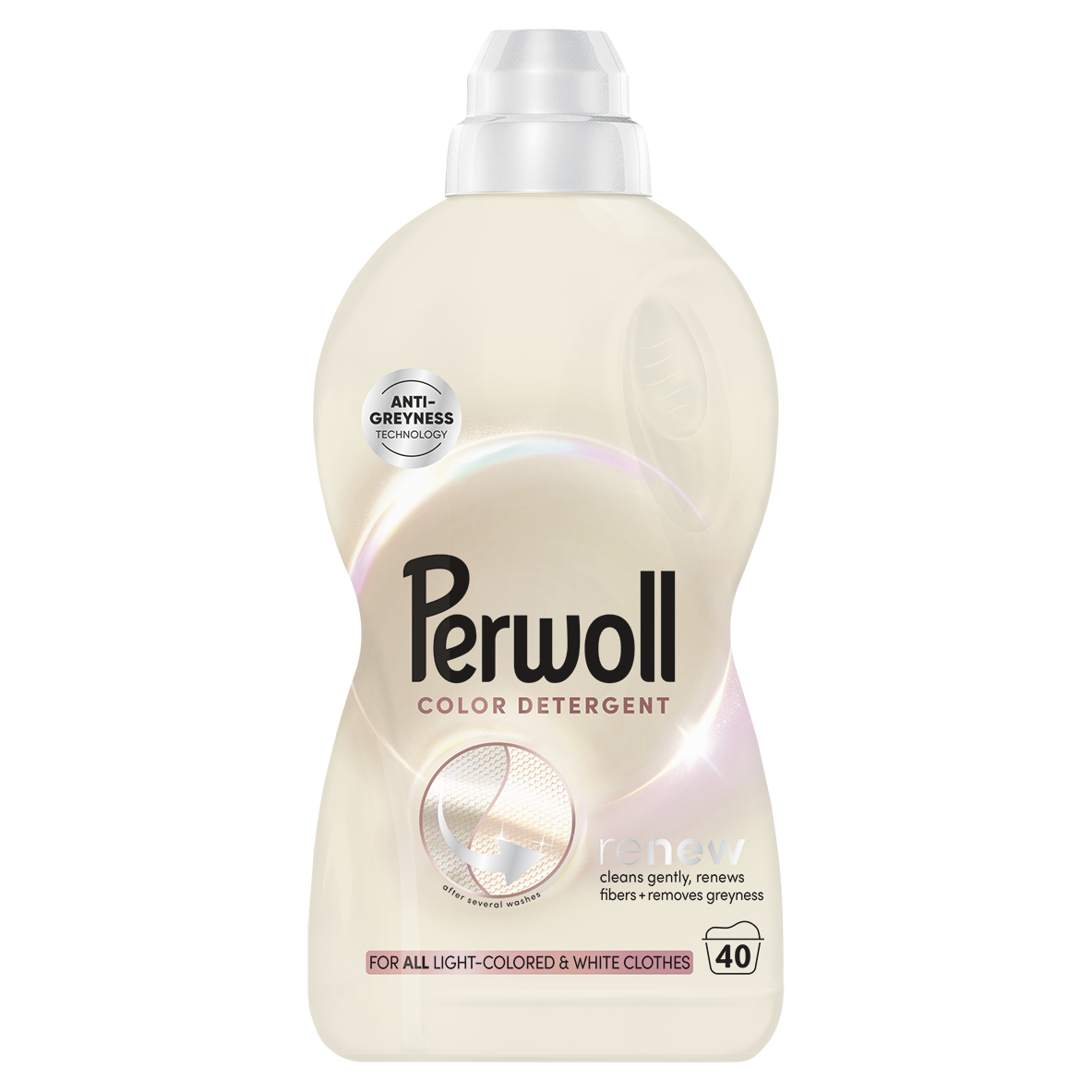PERWOLL RENEW Light Гел за пране на светли и бели дрехи, 40 пранета