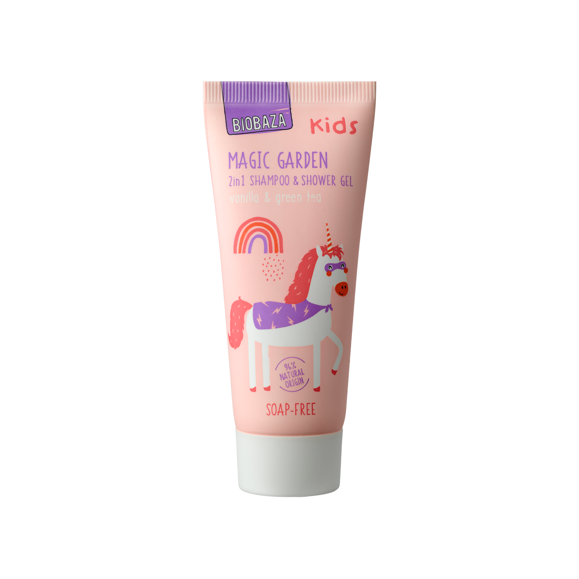 BIOBAZA МИНИ 2В1 ДЕТСКИ ДУШ ГЕЛ MAGIC GARDEN 30 МЛ.
