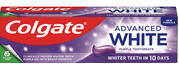 COLGATE ADVANCED WHITE PURPLE Паста за зъби, 75 мл. ✔️ ТОП Цена