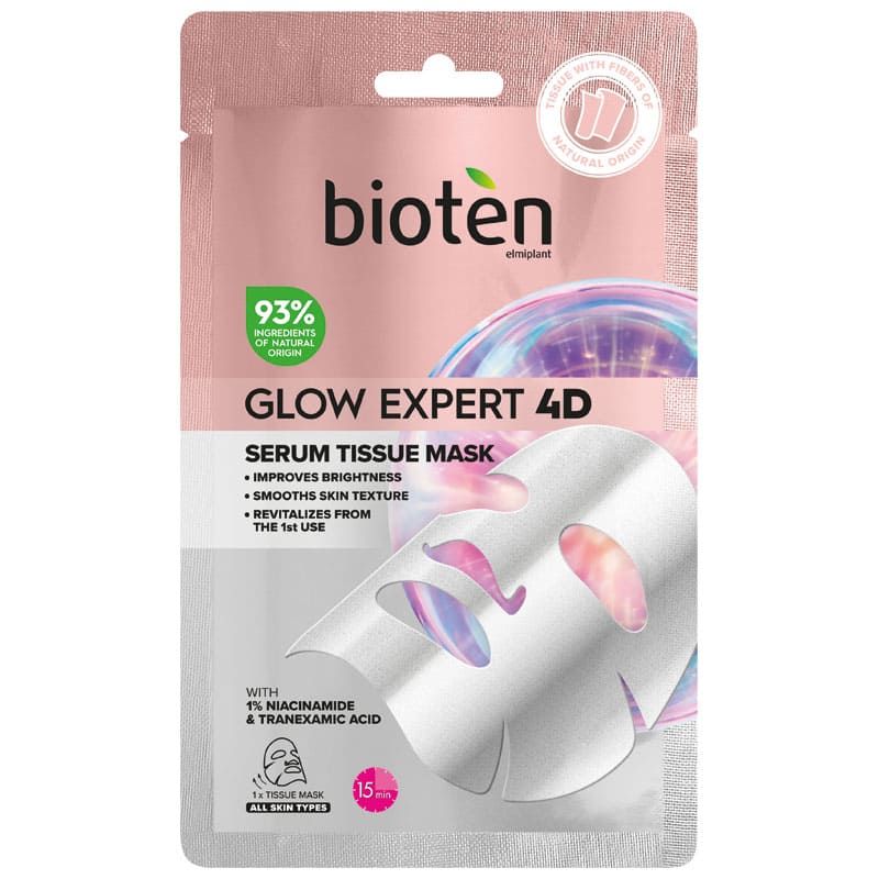 BIOTEN GLOW EXPERT 4D Лист маска 1БР