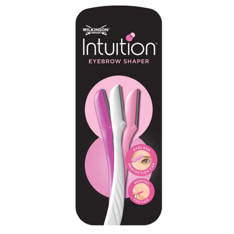 WILKINSON INTUITION PERFECT FINISH Инструмент за вежди и лице 3бр/опаковка