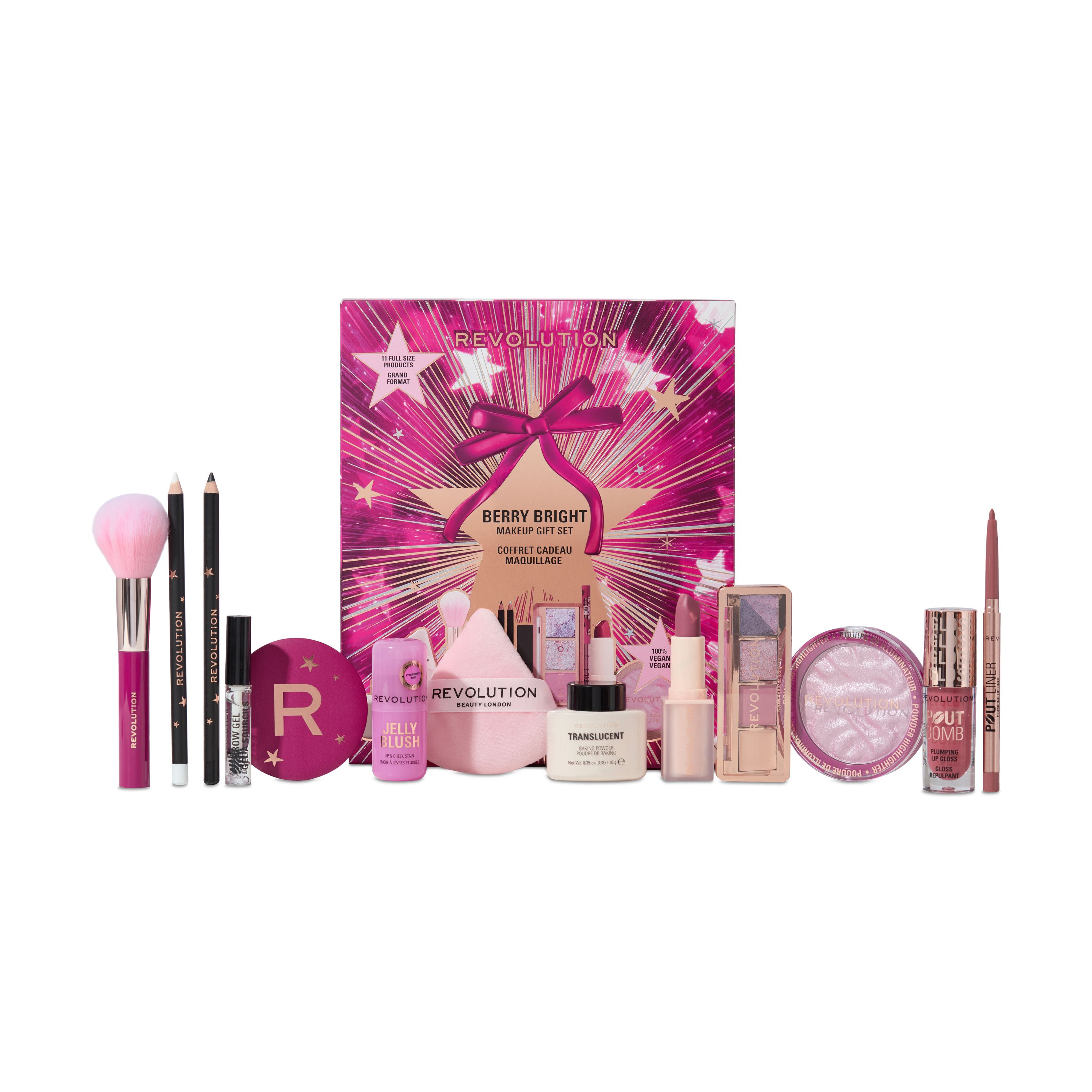 REVOLUTION BERRY BRIGHT Подаръчен к-т 13 части ✔️ ТОП Цена