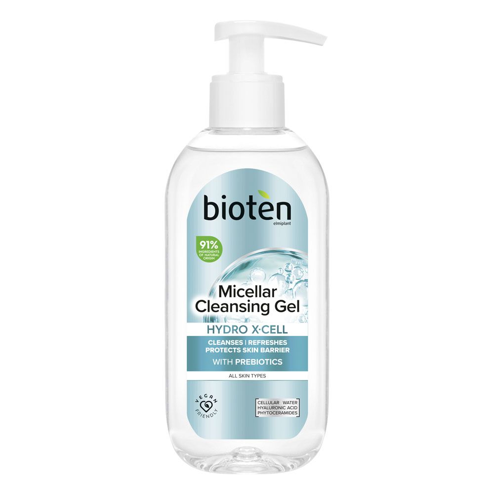 BIOTEN HYDRO XCELL Почистващ гел за лице, 200мл