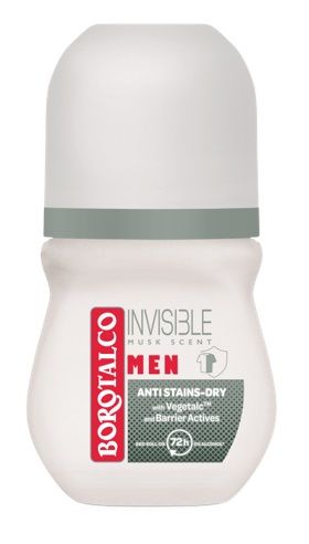 BOROTALCO MEN MUSK Дезодорант рол-он инвизибъл, 50 мл