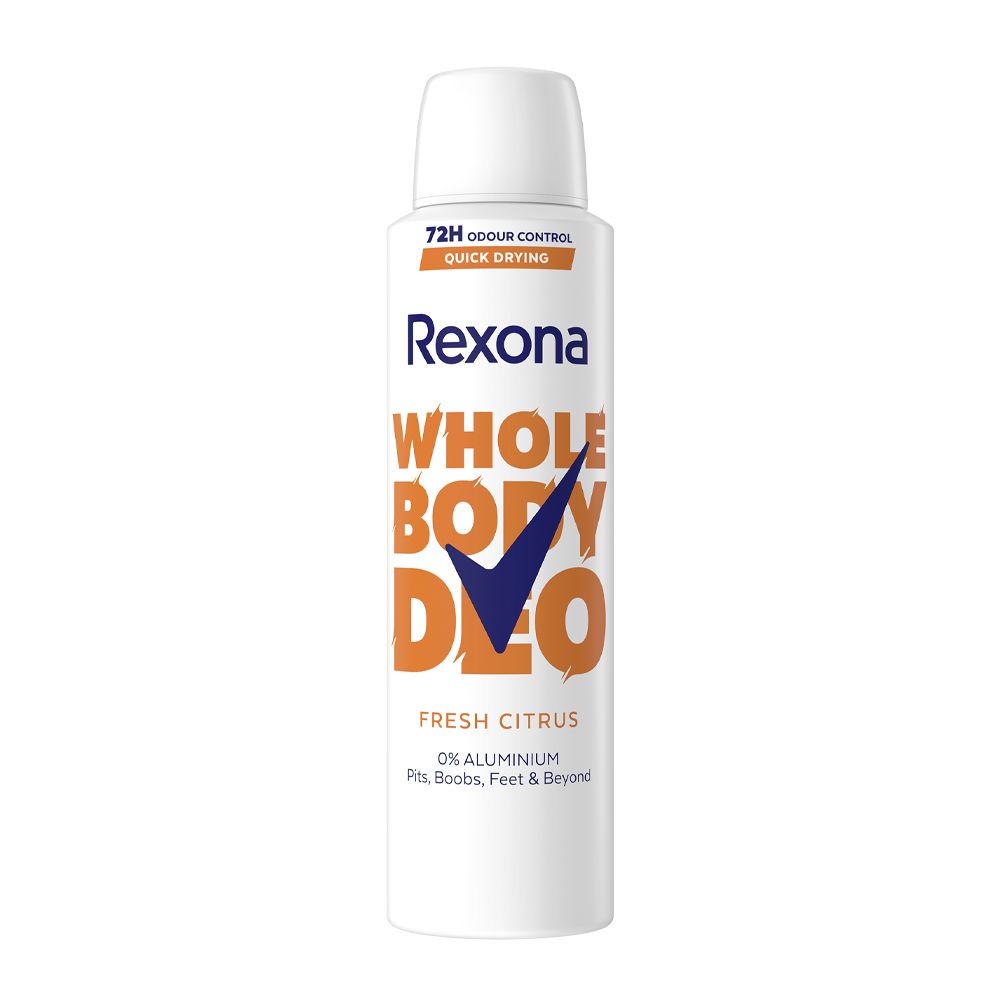 REXONA WHOLЕ BODY Део спрей за тяло фреш цитрус, 150мл.
