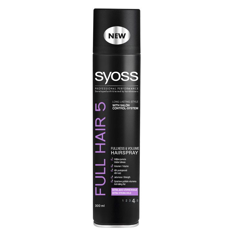 SYOSS FULL HAIR 5 Лак за коса, 300 мл.