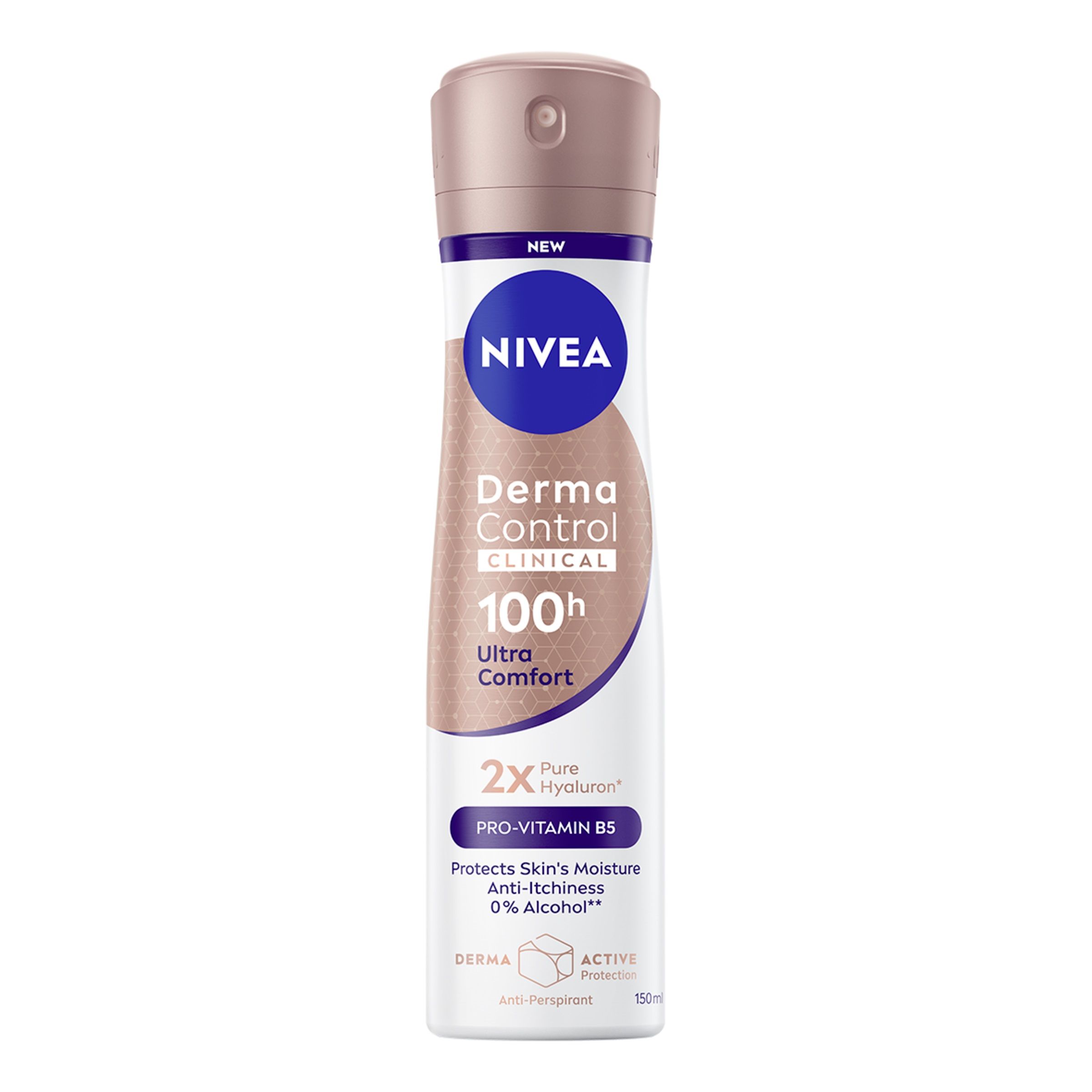 NIVEA DEO DERMA CONTROL CLINICAL ULTRA COMFORT Дамски део спрей, 150мл.