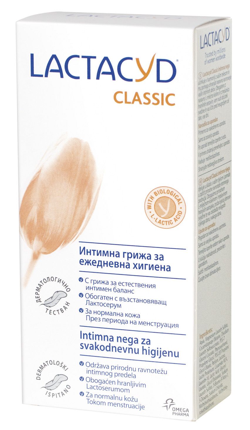LACTACYD CLASSIC Интимен лосион за ежедневна употреба, 400 мл.