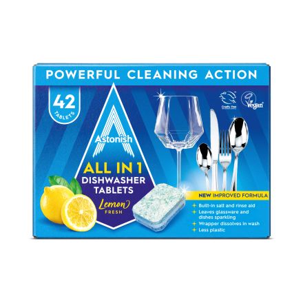 ASTONISH Tаблети за съдомиялна машина, 42 бр.