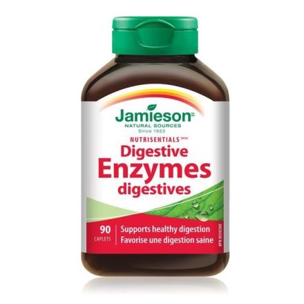 JAMIESON Храносмилателни ензими, 90 таблетки