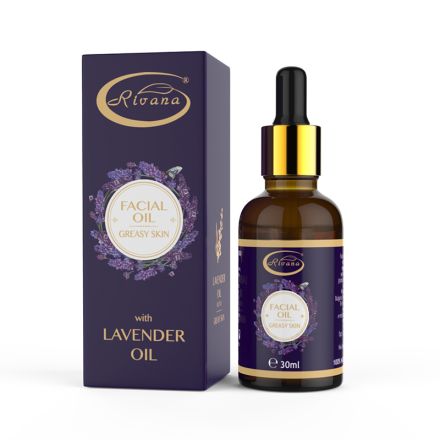 RIVANA Масло за лице с лавандула за мазна кожа, 30 мл.