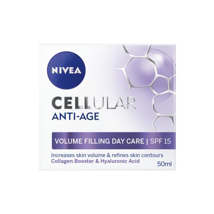 NIVEA CELLULAR WRINKLE FILLER + VOLUME CONTOUR Дневен крем против бръчки, 50 мл.