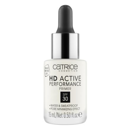 CATRICE HD ACTIVE PERFORMANCE PRIMER База за лице дълготрайна 010 active life , 15 мл.