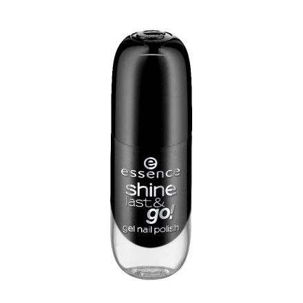 ESSENCE SHINE LAST & GO! Гел лак за нокти 46 black is back, 8 мл.
