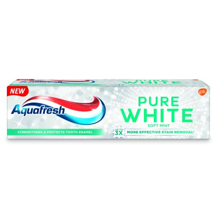 AQUAFRESH PURE WHITE SOFT MINT Паста за зъби , 75 мл.
