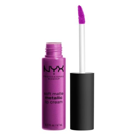 NYX PROFESSIONAL MAKE UP SOFT MATTE METALLIC GREAM LIPSTIK Червило 08
