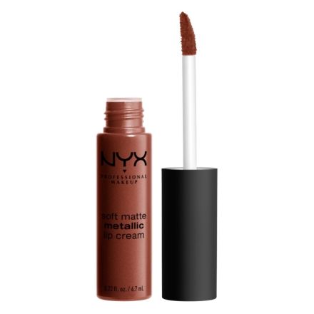 NYX PROFESSIONAL MAKE UP SOFT MATTE METALLIC GREAM LIPSTIK Червило 12