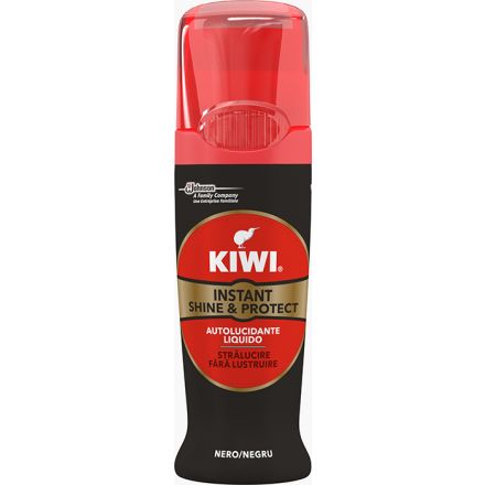KIWI SHINE&PROTECT Течна боя за обувки черна, 75 мл.