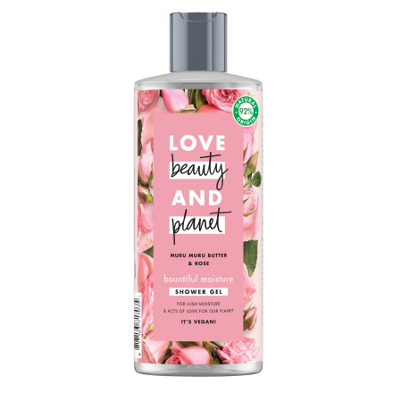 LOVE BEAUTY AND PLANET Душ гел муру и роза, 500 мл.