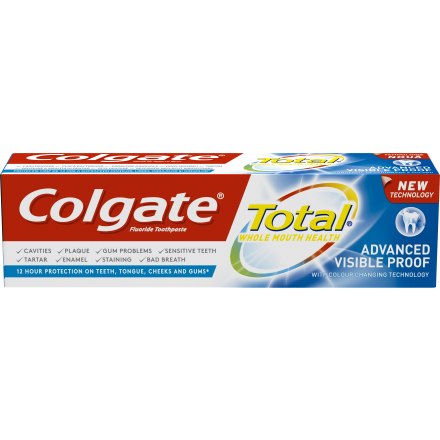 COLGATE TOTAL Паста за зъби advanced visible proof, 75 мл.