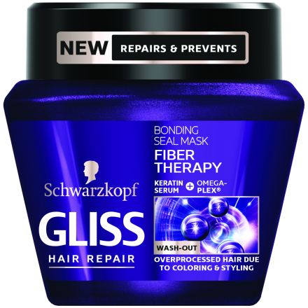 GLISS FIBER THERAPY Маска за коса възстановяваща, 300 мл.