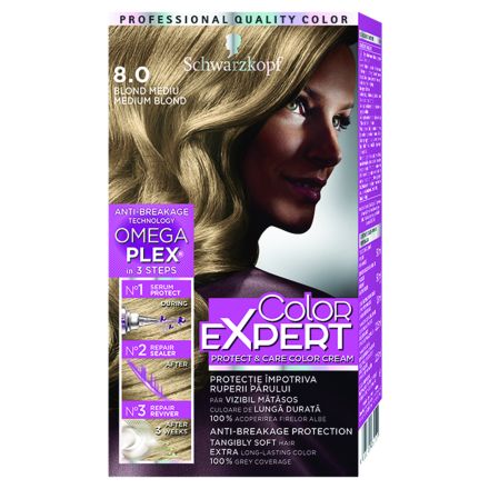 SCHWARZKOPF COLOR EXPERT Боя за коса 8.0 Средно рус