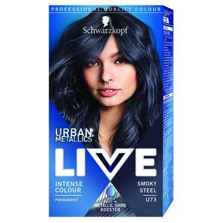 LIVE URBAN METALLICS Боя за коса U73 Smoky steel